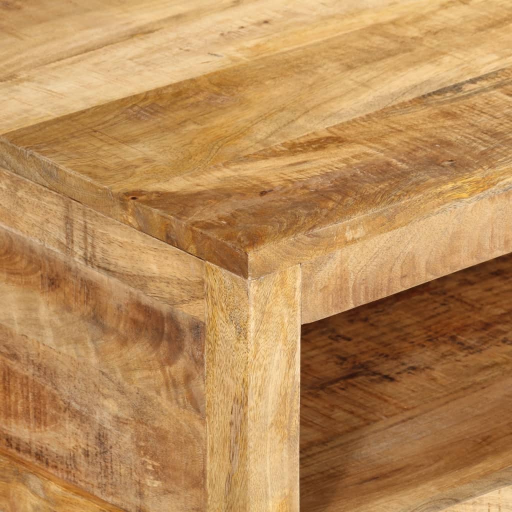 Mesa de centro 80x55x30 cm madeira de mangueira maciça - Image 4