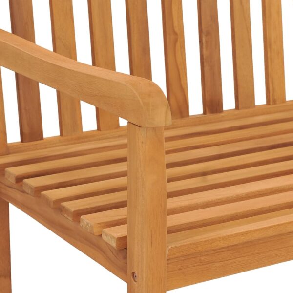5 pcs conjunto de jantar p/ jardim madeira de teca maciça - Image 5