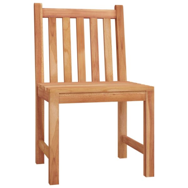 5 pcs conjunto de jantar p/ jardim madeira de teca maciça - Image 7