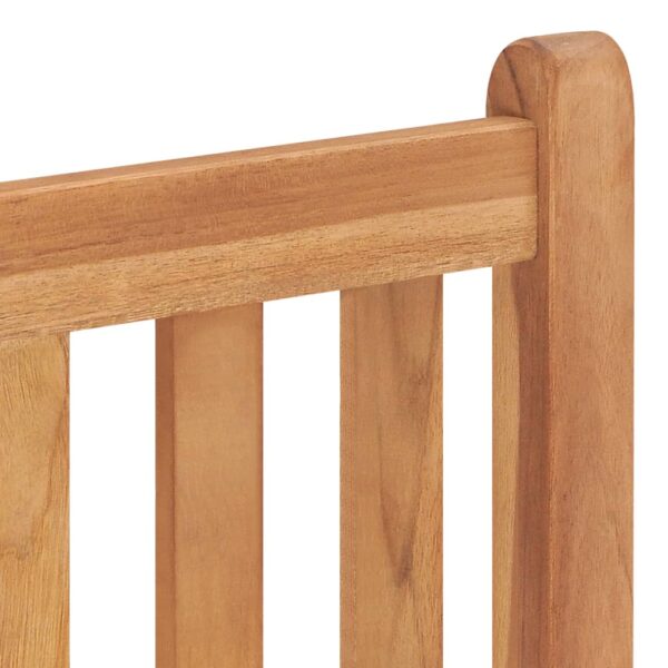5 pcs conjunto de jantar p/ jardim madeira de teca maciça - Image 8