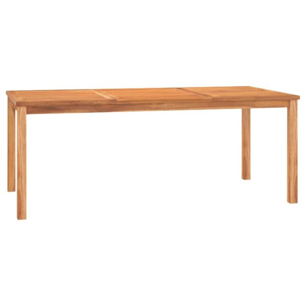 5 pcs conjunto de jantar p/ jardim madeira de teca maciça - Image 9