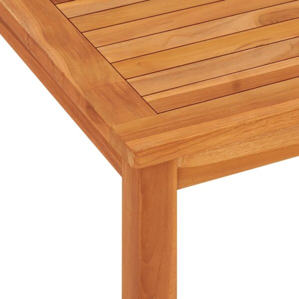 5 pcs conjunto de jantar p/ jardim madeira de teca maciça - Image 10