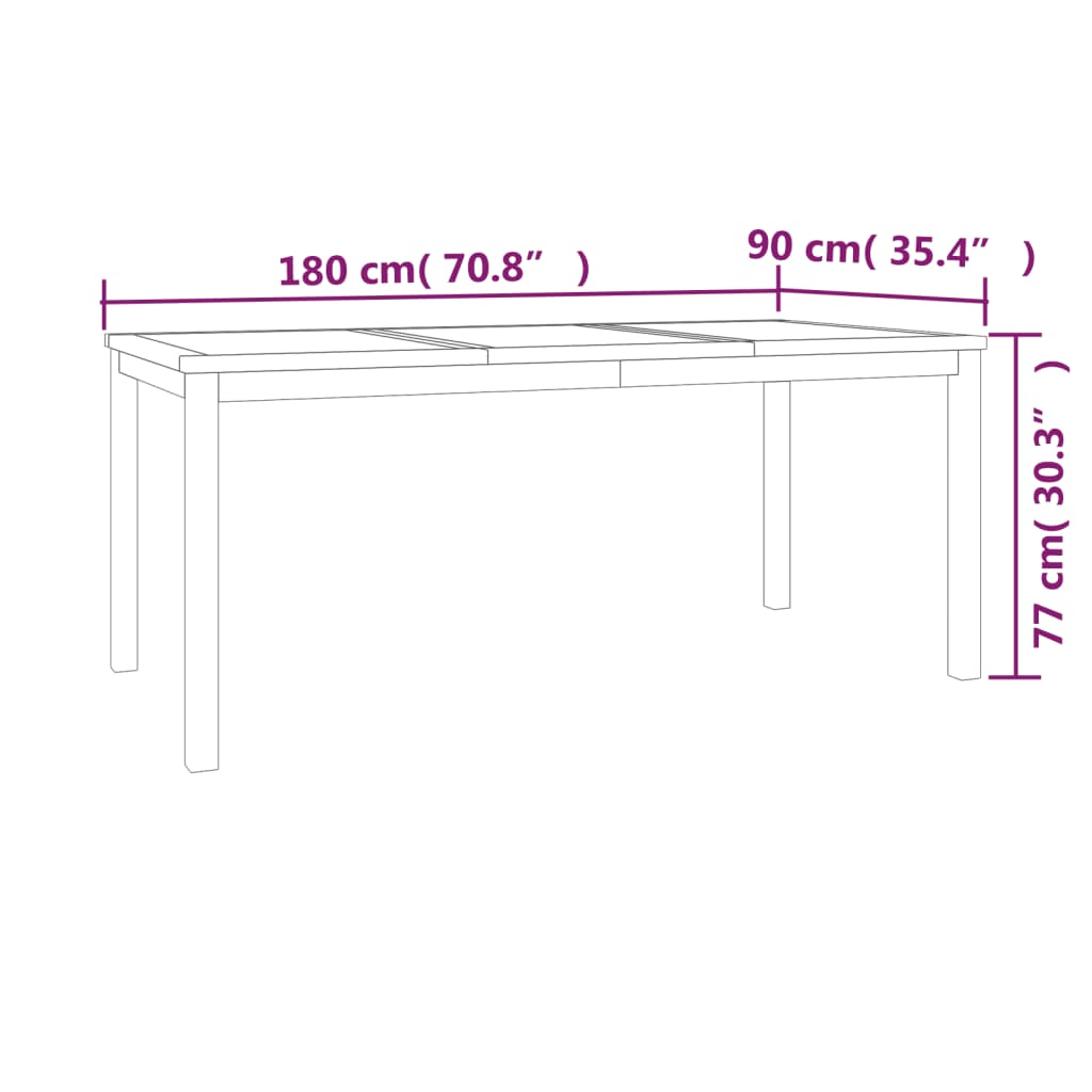 5 pcs conjunto de jantar p/ jardim madeira de teca maciça - Image 11