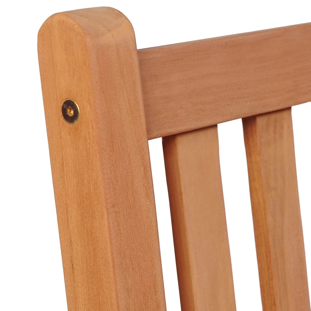 5 pcs conjunto de jantar p/ jardim madeira de teca maciça - Image 6