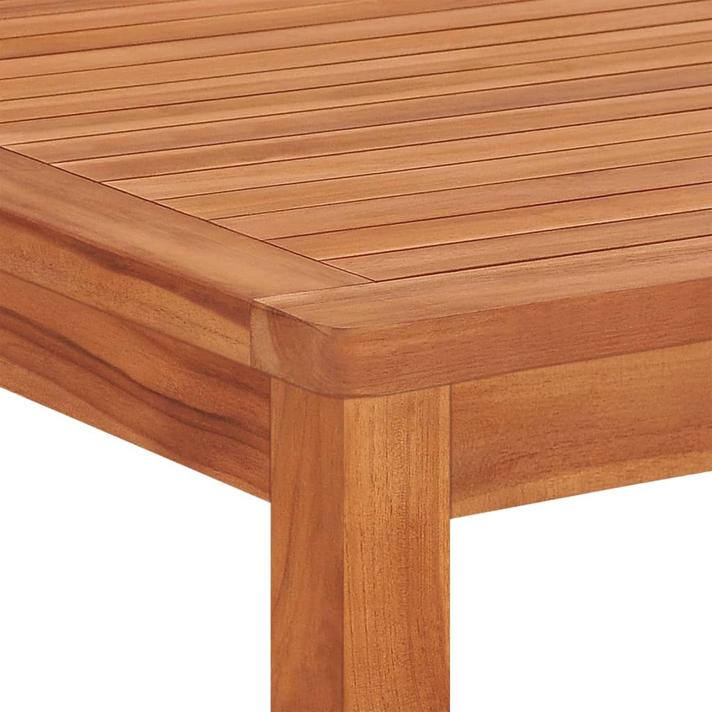 5 pcs conjunto de jantar p/ jardim madeira de teca maciça - Image 8
