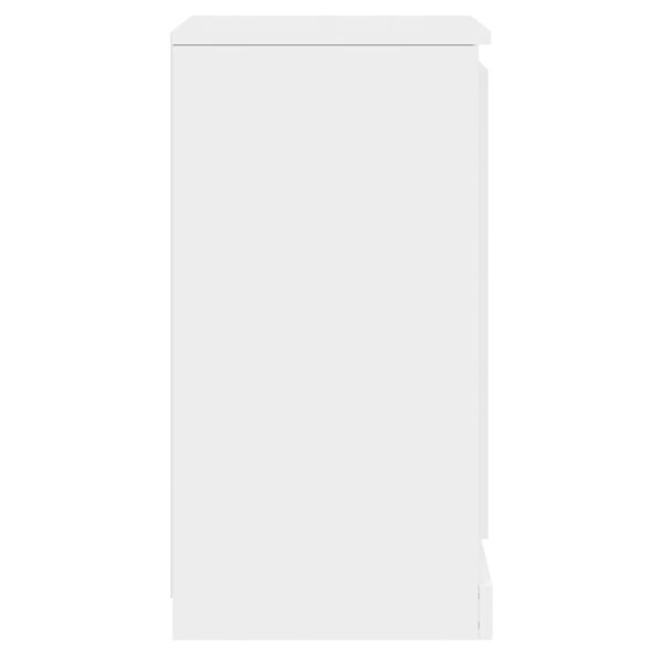Aparador 37,5x35,5x67,5cm derivados de madeira branco brilhante - Image 7