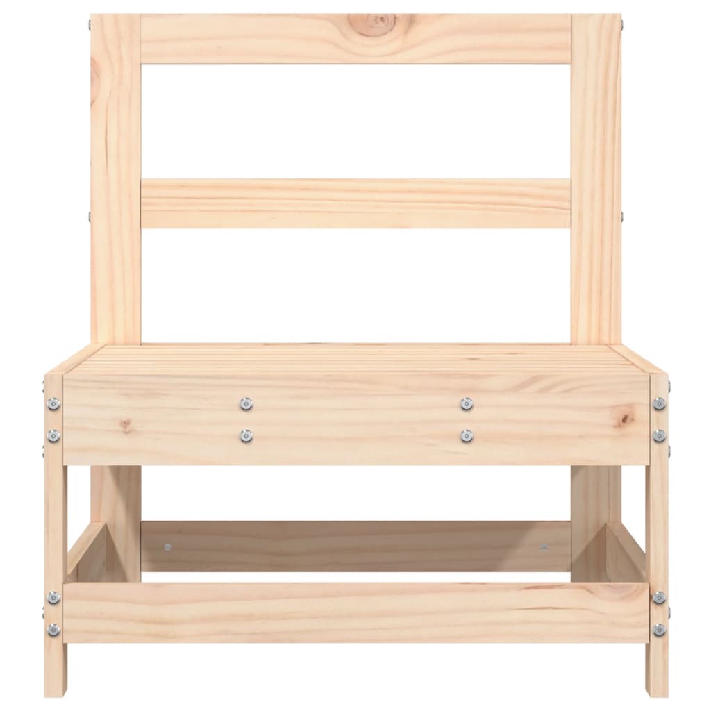 Sofá de centro para jardim madeira de pinho maciça - Image 2