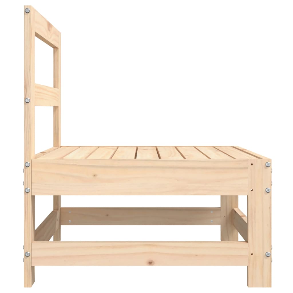 Sofá de centro para jardim madeira de pinho maciça - Image 3