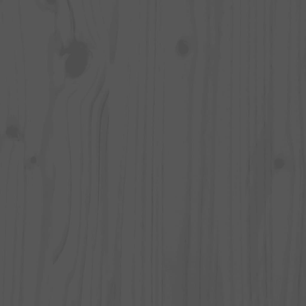 Bancos de bar 2 pcs 40x36x75 cm madeira de pinho maciça cinza - Image 7