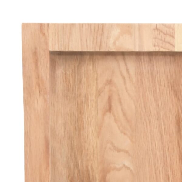 Prateleira de parede 80x30x(2-6) cm carvalho tratado castanho - Image 6