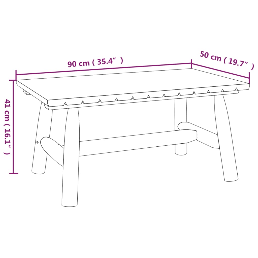 3 pcs conjunto lounge de jardim madeira de abeto maciça - Image 7