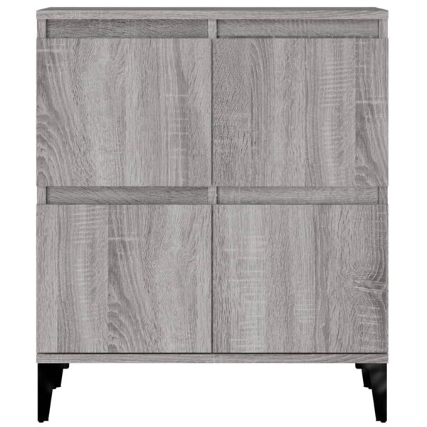 Aparadores 3 pcs 60x35x70 cm derivados madeira cinza sonoma - Image 7