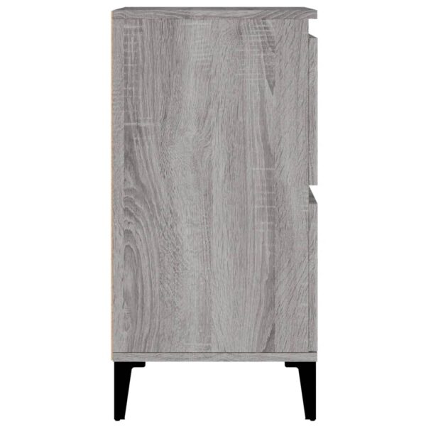 Aparadores 3 pcs 60x35x70 cm derivados madeira cinza sonoma - Image 8