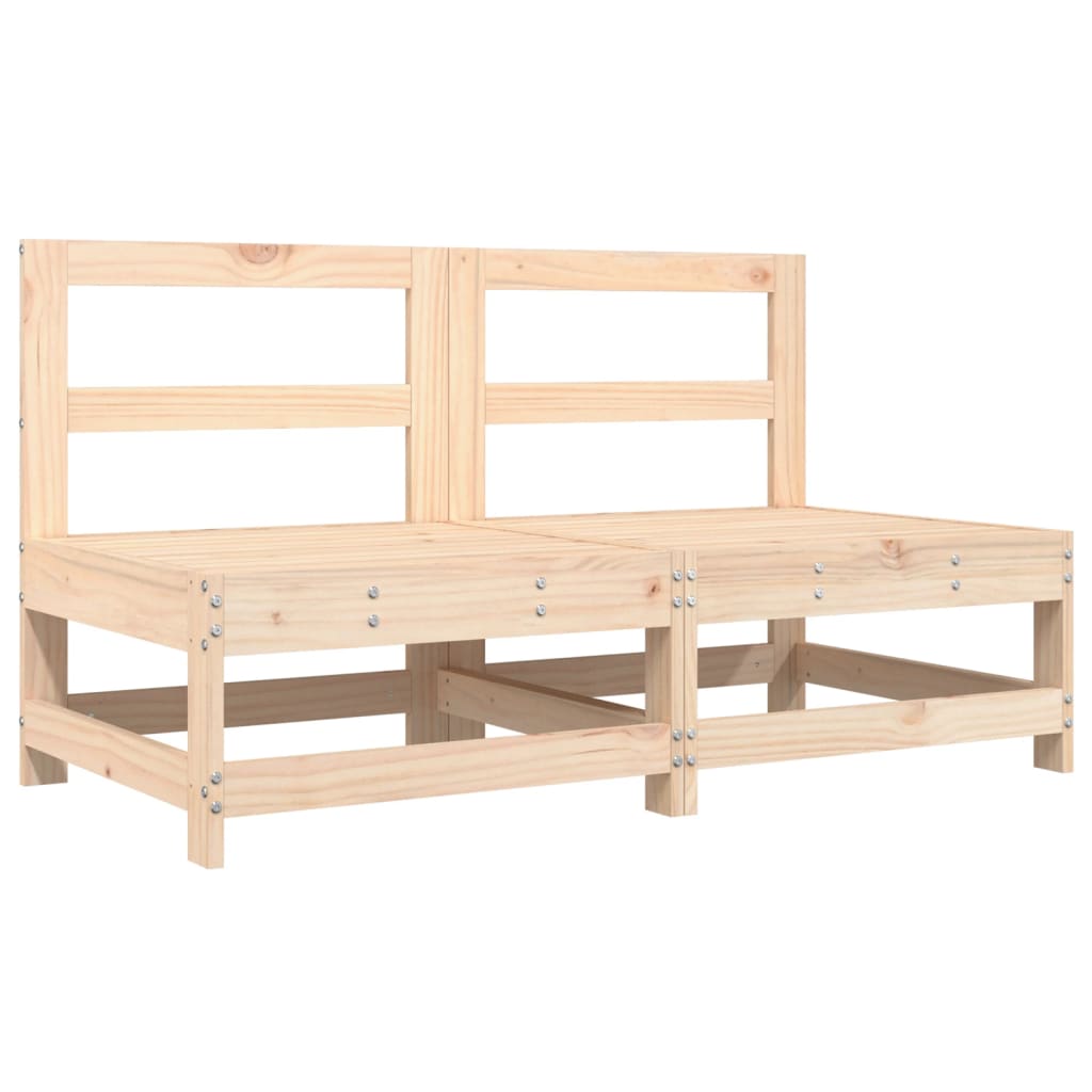 6 pcs conjunto lounge de jardim pinho maciço - Image 2