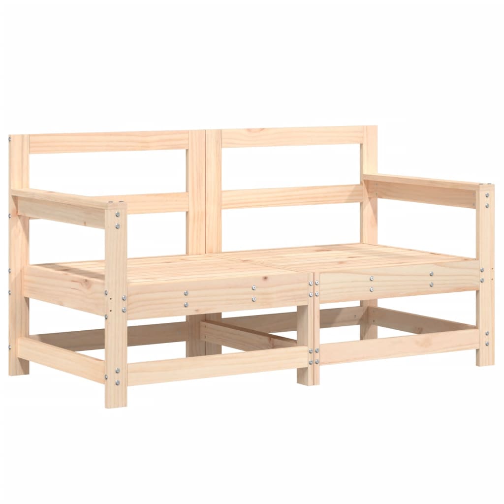 6 pcs conjunto lounge de jardim pinho maciço - Image 3
