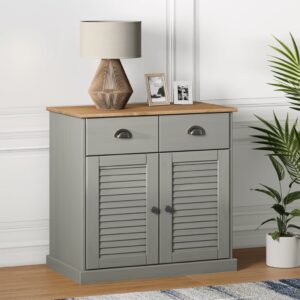 Aparador com gavetas VIGO 78x40x75 cm pinho maciço cinzento