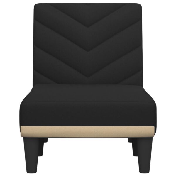 Chaise longue tecido preto - Image 3