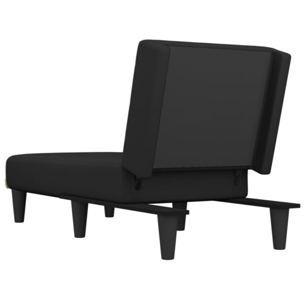 Chaise longue tecido preto - Image 4