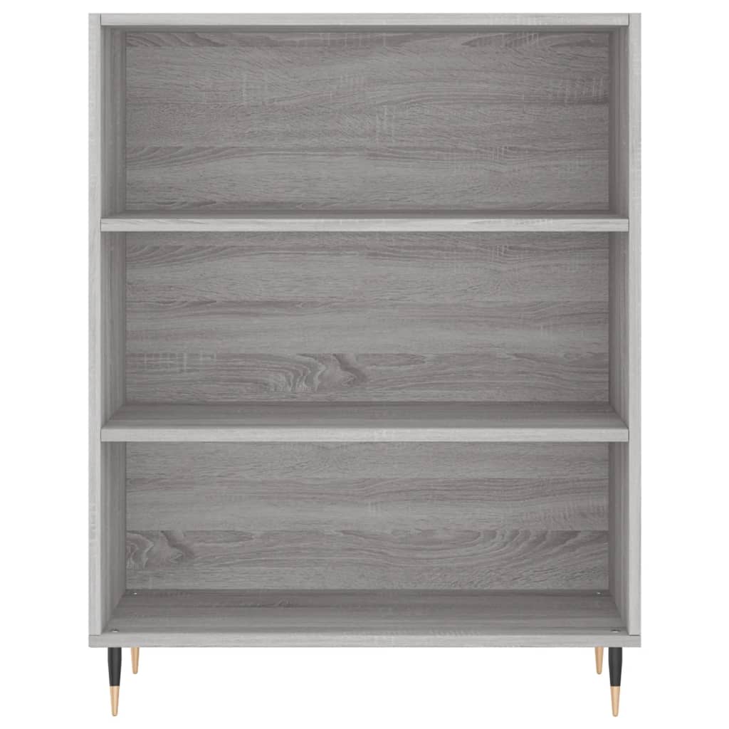 Estante 69,5x32,5x90 cm derivados de madeira cinzento sonoma - Image 3