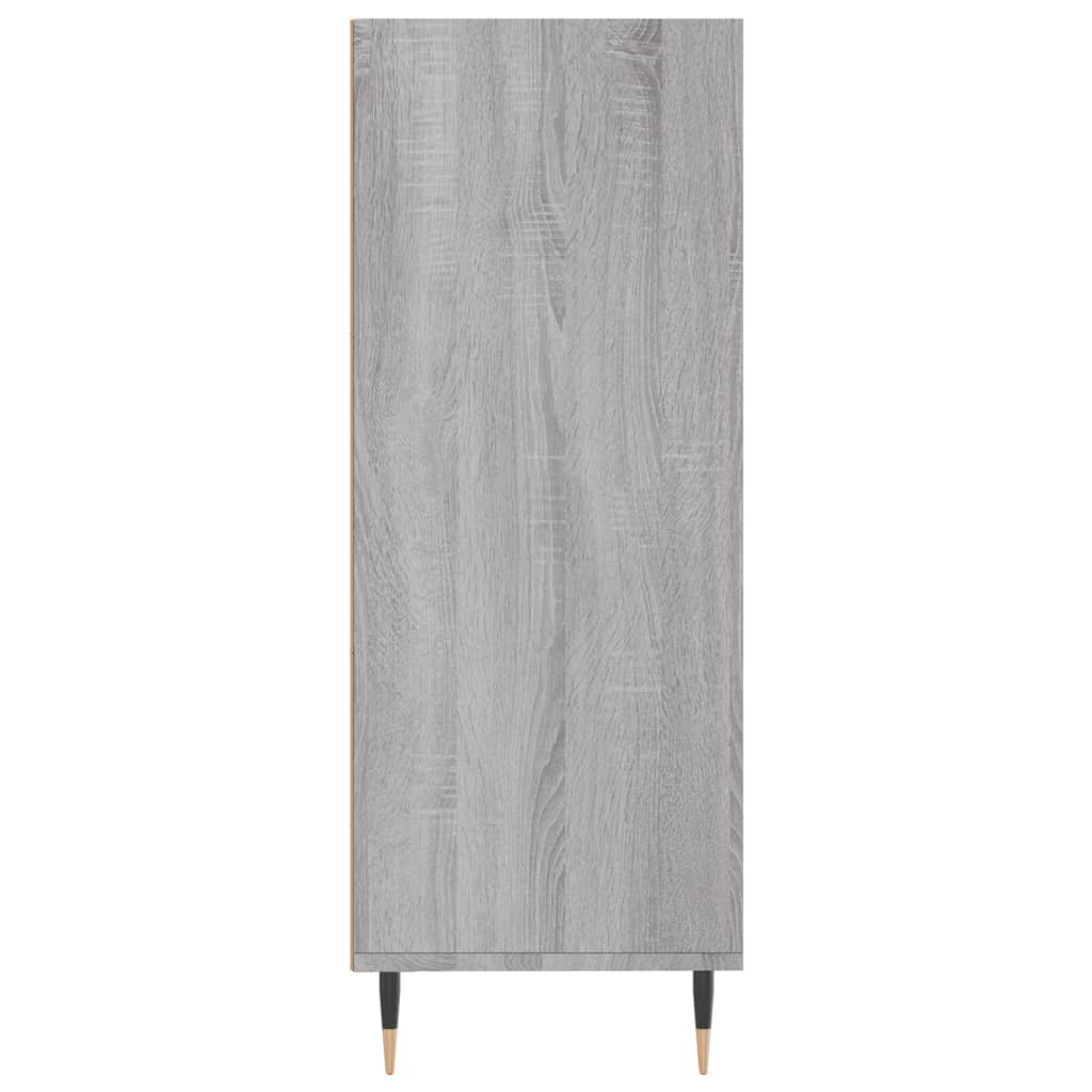 Estante 69,5x32,5x90 cm derivados de madeira cinzento sonoma - Image 4