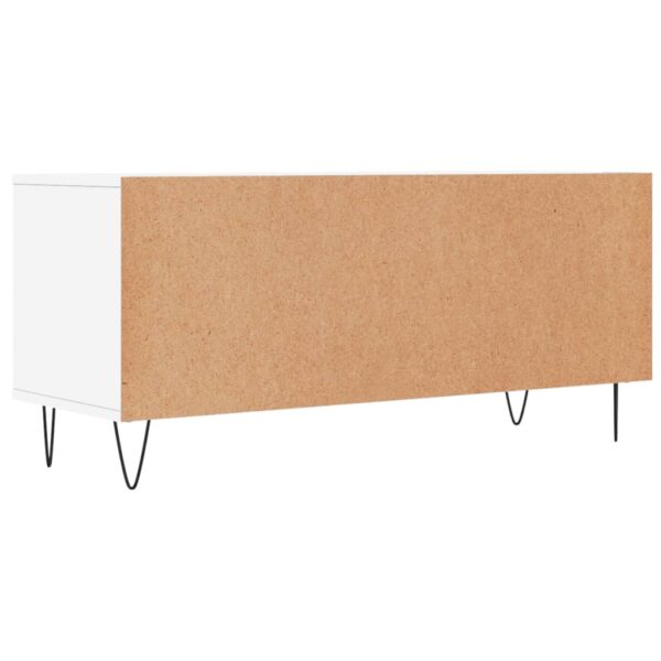 Móvel de TV 100x34,5x44,5 cm derivados de madeira branco - Image 7