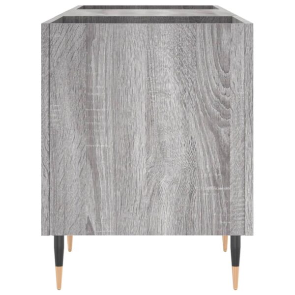 Armário p/ discos 121x38x48cm derivados madeira cinzento sonoma - Image 4