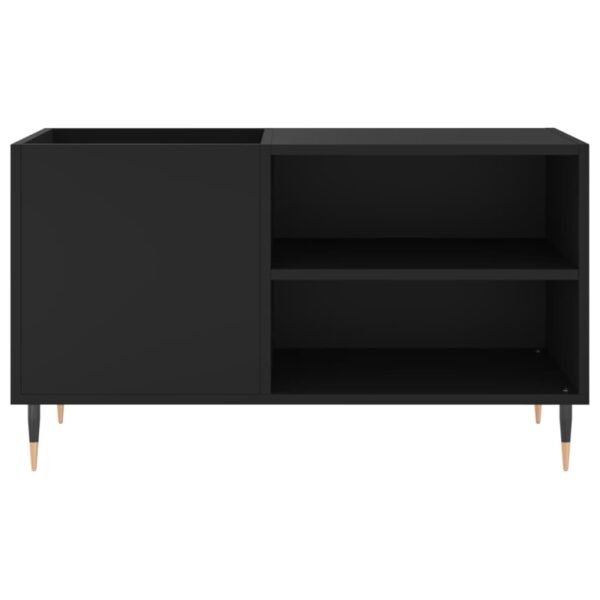 Armário para discos 85x38x48 cm derivados de madeira preto - Image 3