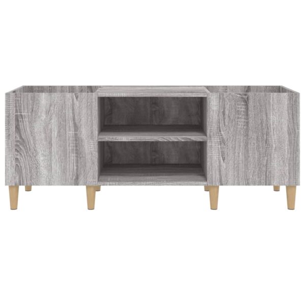 Armário p/ discos 121x38x48 derivados madeira cinzento sonoma - Image 4