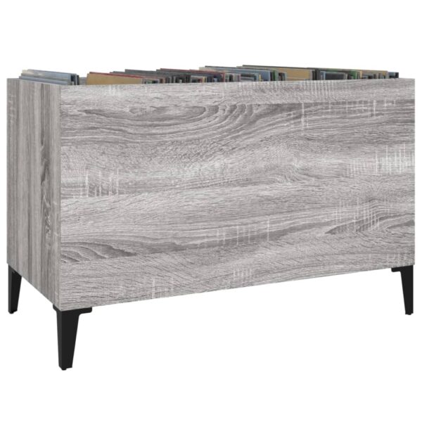 Armário p/ discos 74,5x38x48 derivados madeira cinzento sonoma - Image 3