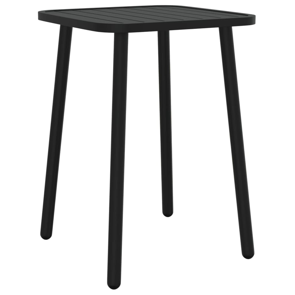 3 pcs conjunto de jantar para jardim aço antracite - Image 6