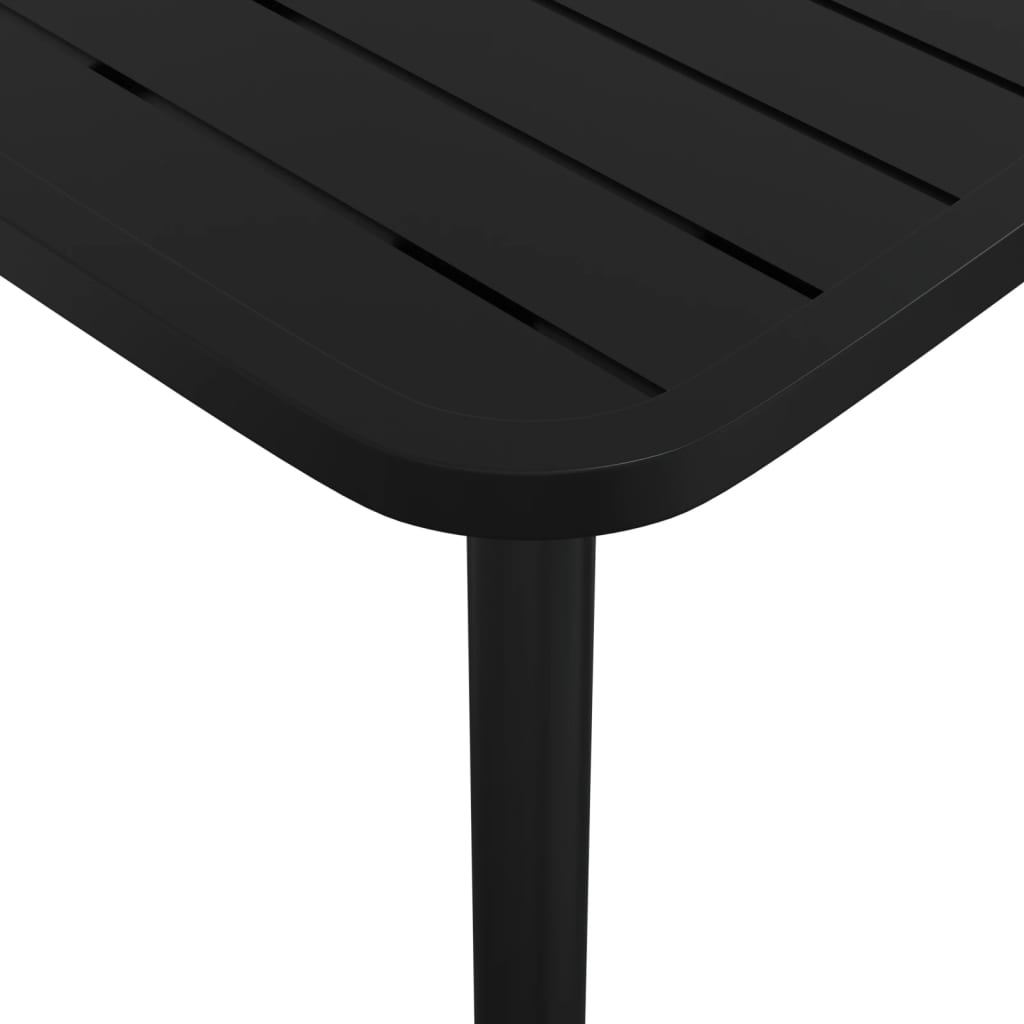 3 pcs conjunto de jantar para jardim aço antracite - Image 8