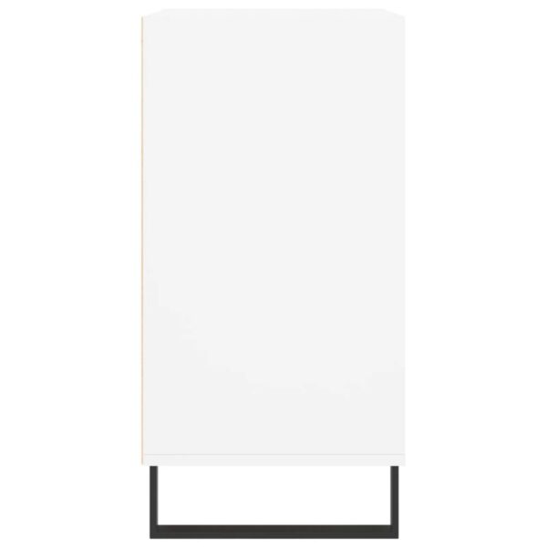 Aparador 57x35x70 cm derivados de madeira branco - Image 4