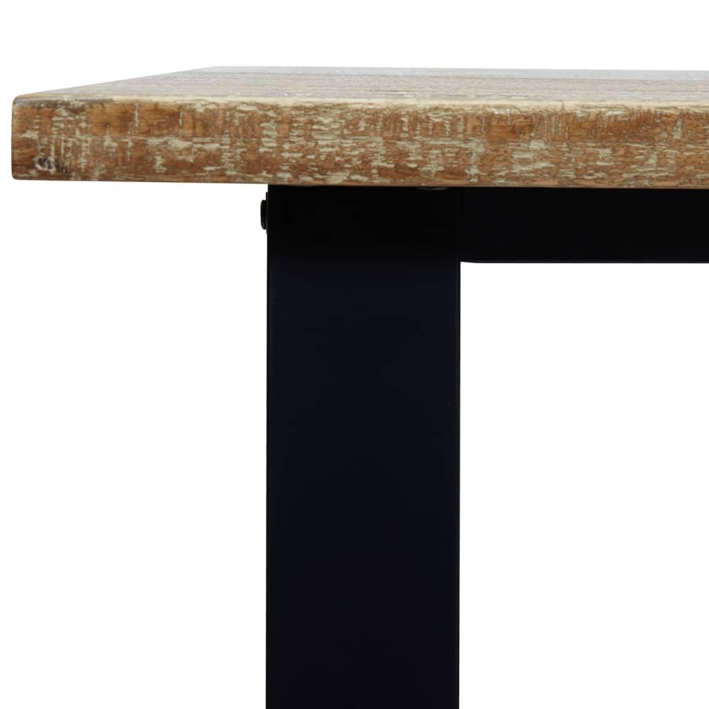 Mesa de jantar 200x90x76 madeira de acácia maciça - Image 7