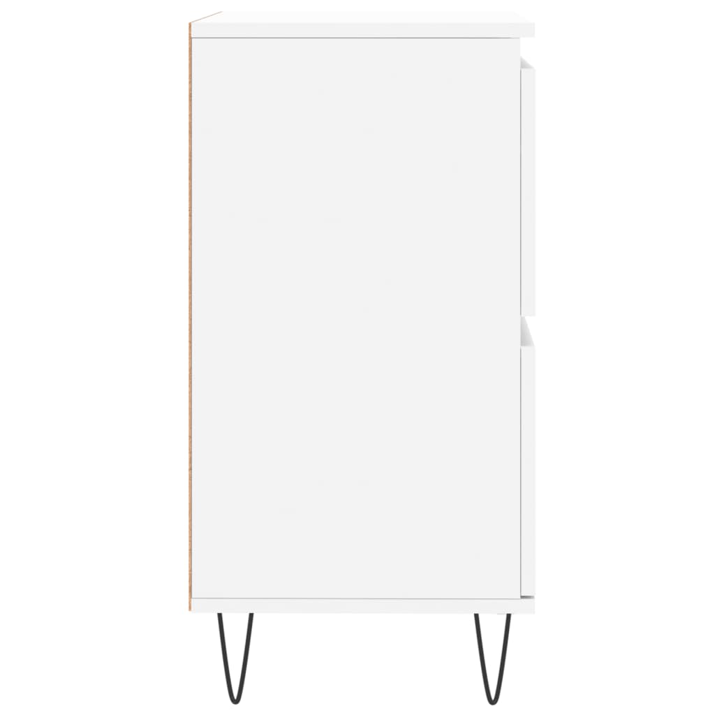 Aparadores 3 pcs madeira processada branco - Image 6