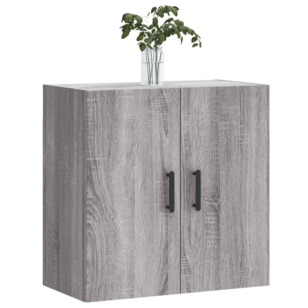Armário de parede 60x31x60 cm derivados madeira cinzento sonoma - Image 2