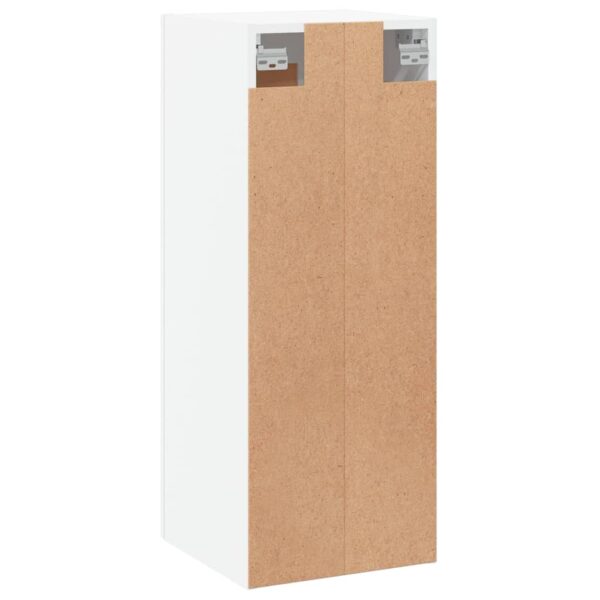 Armário de parede 34,5x34x90 cm derivados de madeira branco - Image 8