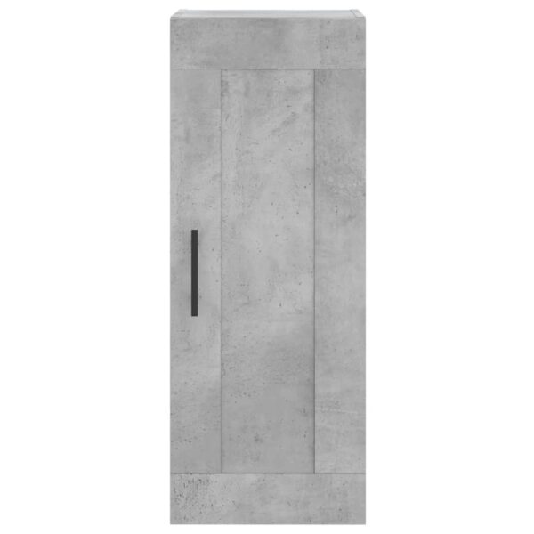 Armário de parede 34,5x34x90 cm derivados madeira cinza cimento - Image 5