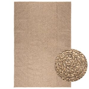 Tapete ZIZUR 160x230 cm aspeto de juta interior e exterior