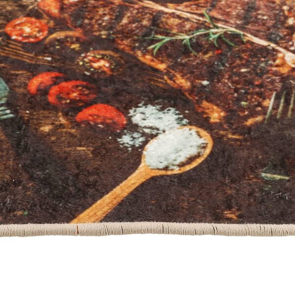 Tapete de cozinha lavável antiderrapante 60x180 cm multicor - Image 5