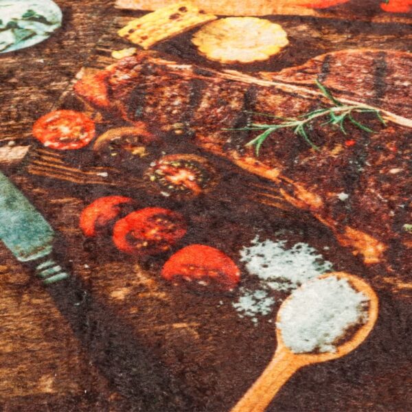 Tapete de cozinha lavável antiderrapante 60x180 cm multicor - Image 6