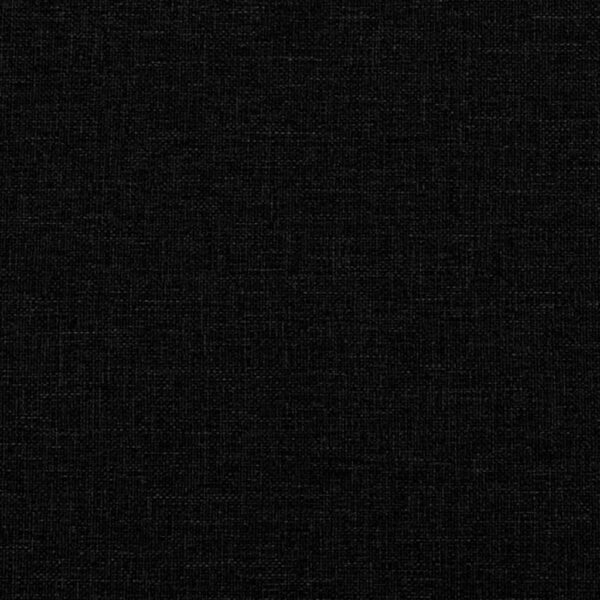Sofá 2 lugares + almofadas decorativas 120 cm tecido preto - Image 6