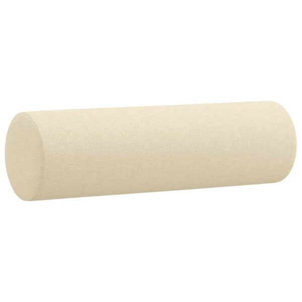 Sofá 2 lugares + almofadas decorativas 140 cm tecido cor creme - Image 5