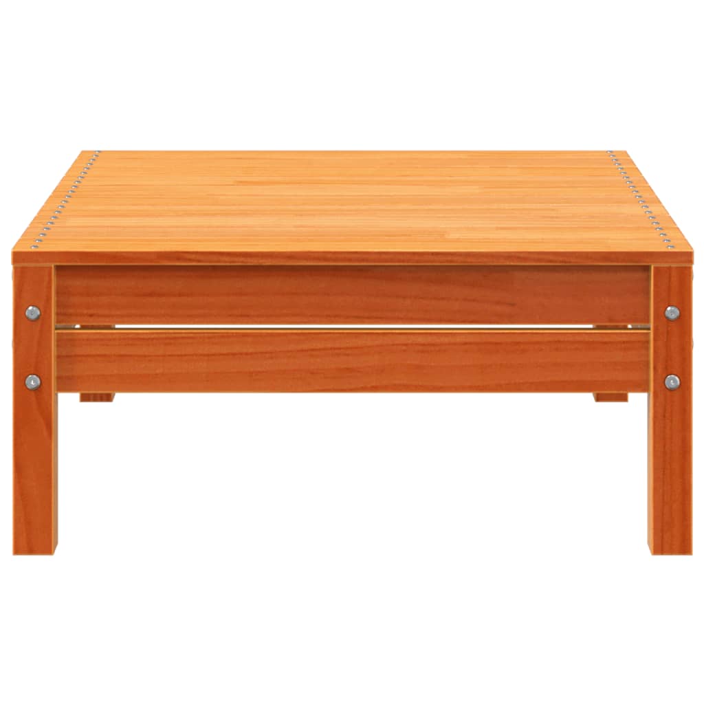 Sofá de 3 lugares para jardim pinho maciço castanho-mel - Image 9