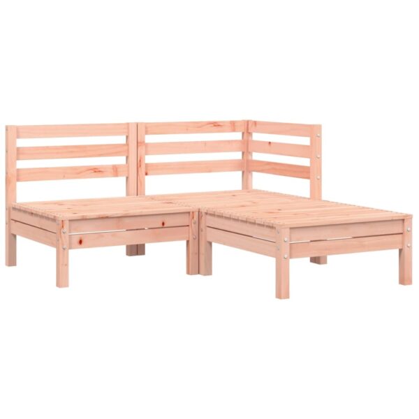 Sofá de 2 lugares para jardim c/ almofadões e apoio de pés - Image 3