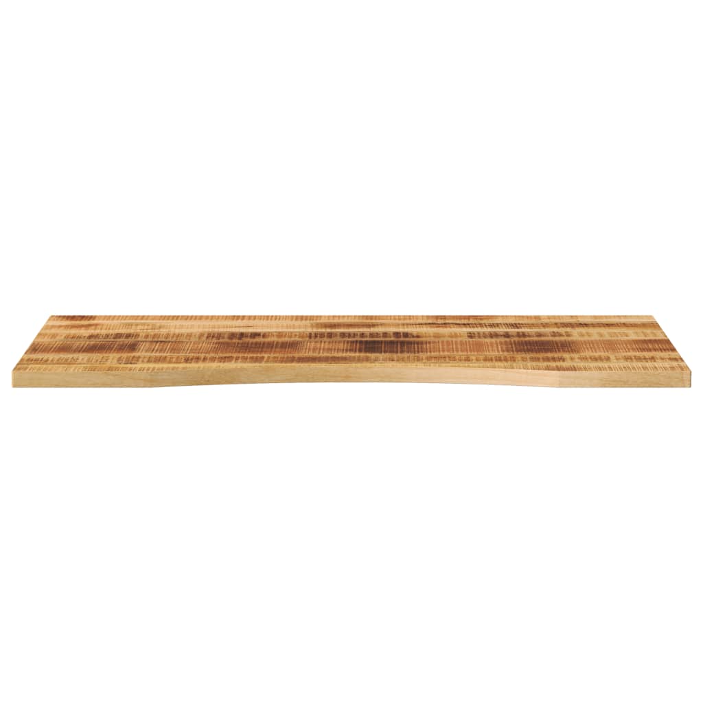 Tampo de mesa com curva 120x50x2,5 cm mangueira áspera maciça - Image 3