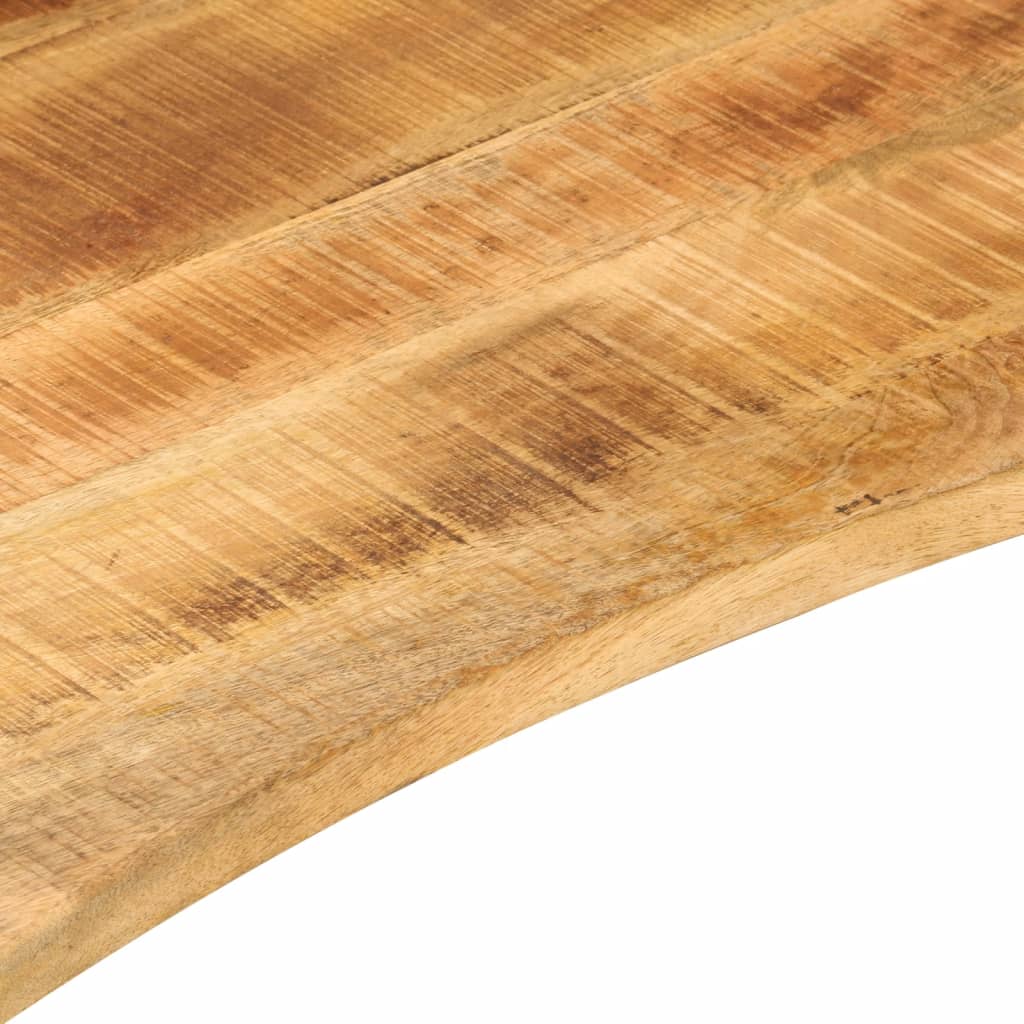 Tampo de mesa com curva 120x50x2,5 cm mangueira áspera maciça - Image 7