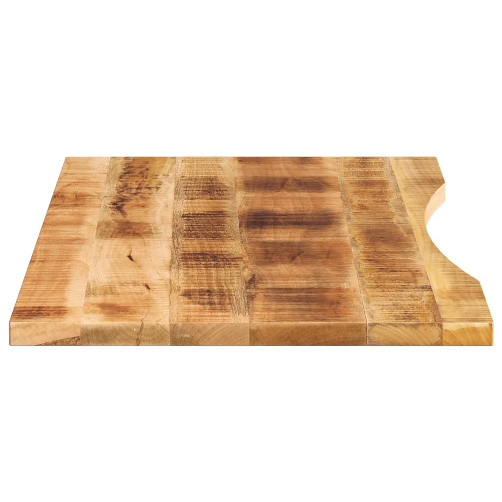 Tampo de mesa com curva 120x60x2,5cm mangueira áspera maciça - Image 4