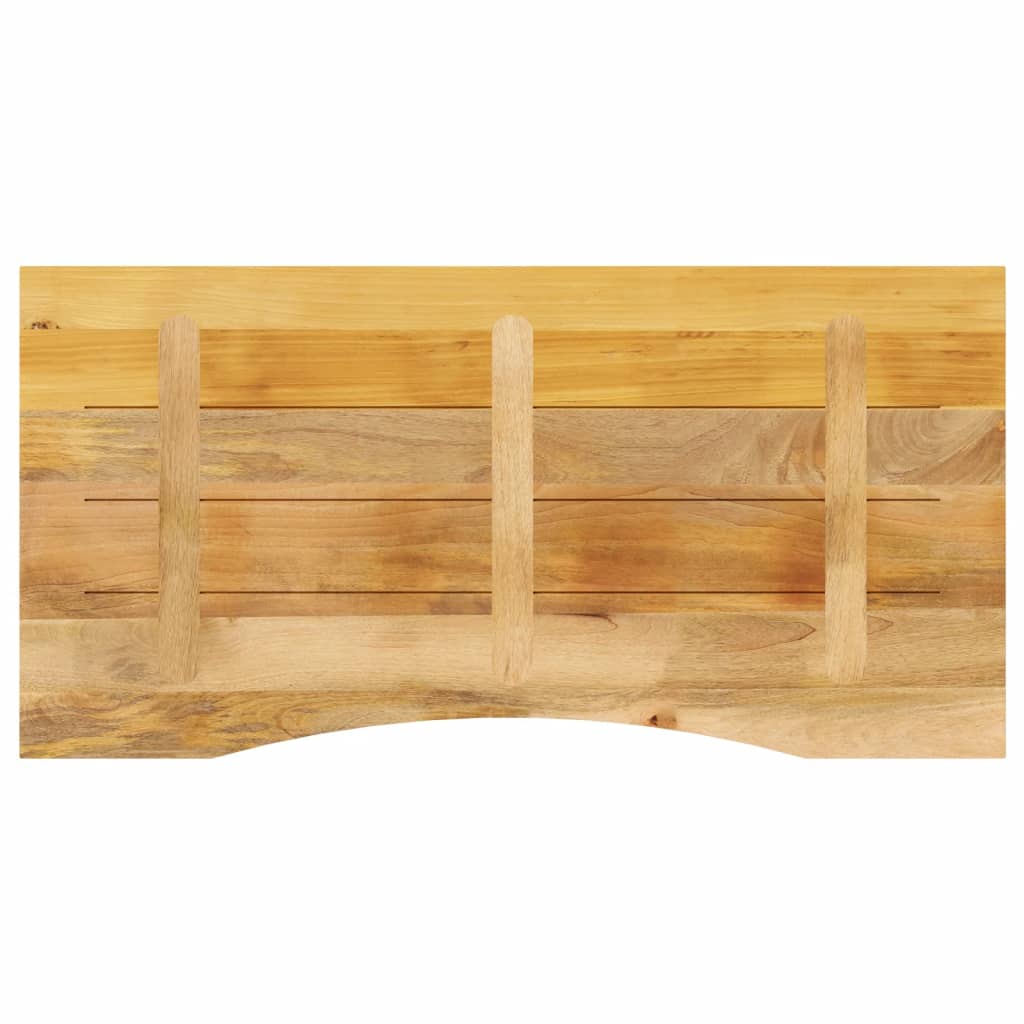 Tampo de mesa com curva 120x60x2,5cm mangueira áspera maciça - Image 5
