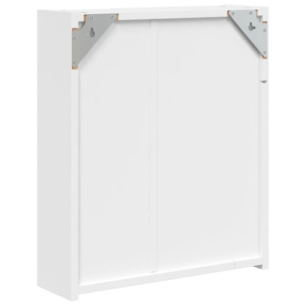 Armário espelhado p/ casa de banho c/ LEDs 45x13x52 cm branco - Image 7
