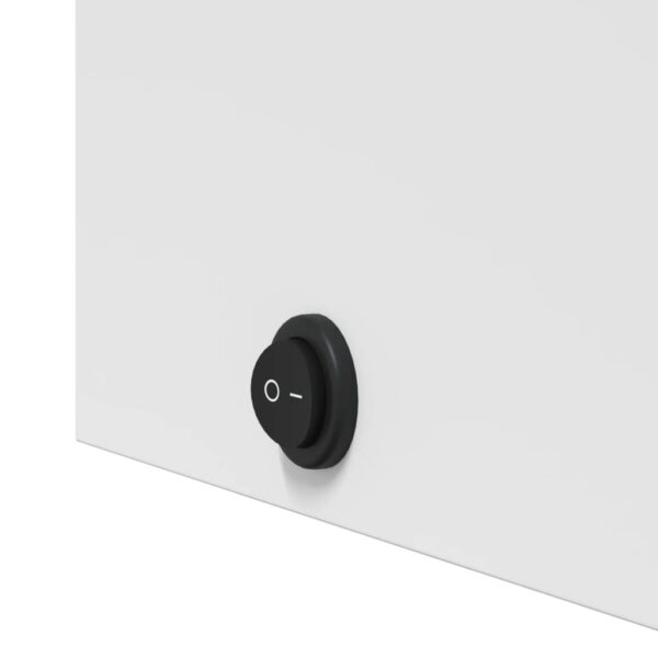 Armário espelhado p/ casa de banho c/ LEDs 45x13x52 cm branco - Image 9